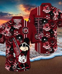 South Carolina Gamecocks Aloha Mick Pattern Hawaiian Shirt For Fans
