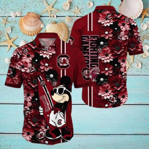 South Carolina Gamecocks Aloha Mick Pattern Hawaiian Shirt For Fans