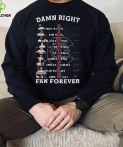South Carolina Gamecocks Damn Right Fan Forever Signatures shirt