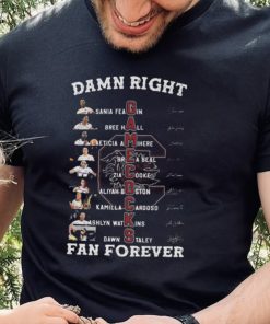South Carolina Gamecocks Damn Right Fan Forever Signatures shirt
