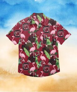 South Carolina Gamecocks Floral Hawaiian Shirt