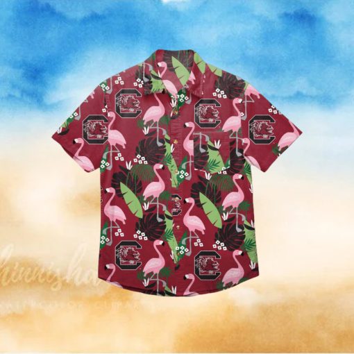 South Carolina Gamecocks Floral Hawaiian Shirt