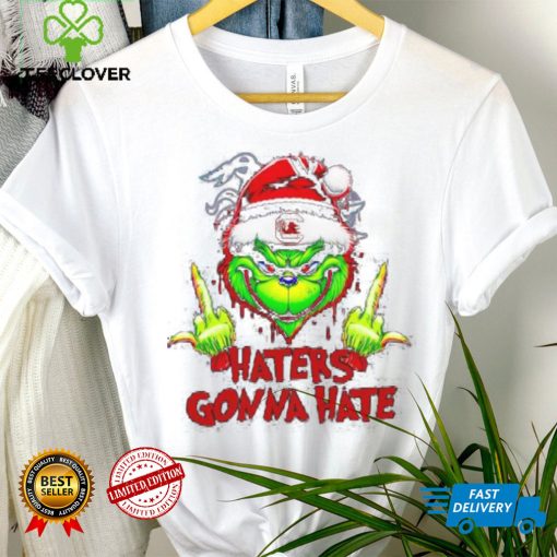 South Carolina Gamecocks Grinch middle finger haters gonna hate hoodie, sweater, longsleeve, shirt v-neck, t-shirt