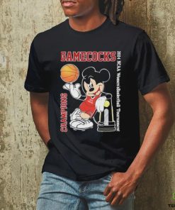 South Carolina Gamecocks Mickey Mouse Champions 2024 NCAA Women’s Basketball Tournament Shirt
