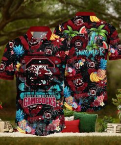 South Carolina Gamecocks NCAA Floral Full Printed Classic Hawaiian Shirt