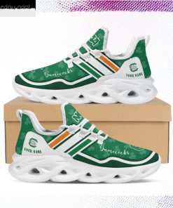 South Carolina Gamecocks NCAA Logo St. Patrick's Day Shamrock Custom Name Clunky Max Soul Shoes Sneakers For Mens Womens