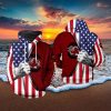 South Carolina Gamecocks NCAA US Flag 3D Printed Hoodie Ver 1