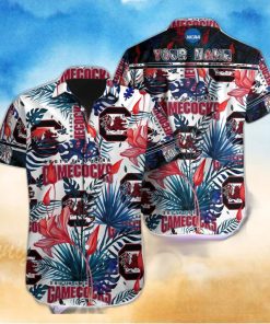 South Carolina Gamecocks NCAA1 Team Aloha Hawaiian Shirt Custom Name For Fans