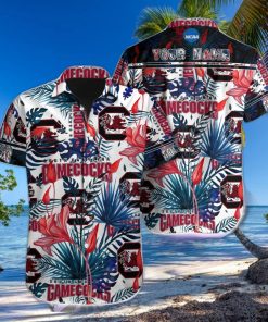 South Carolina Gamecocks NCAA1 Team Aloha Hawaiian Shirt Custom Name For Fans