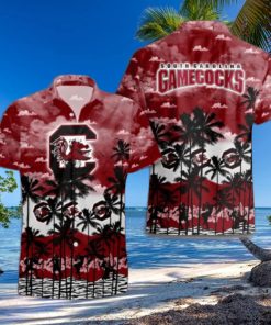 South Carolina Gamecocks Palms Tree Hawaiian Shirt