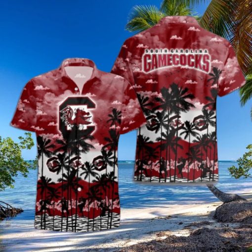 South Carolina Gamecocks Palms Tree Hawaiian Shirt