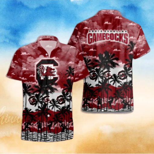 South Carolina Gamecocks Palms Tree Hawaiian Shirt