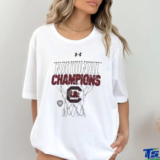 South Carolina Gamecocks Under Armour Youth 2024 NCAA Women’s Basketball National Champions Locker Room T Shirt