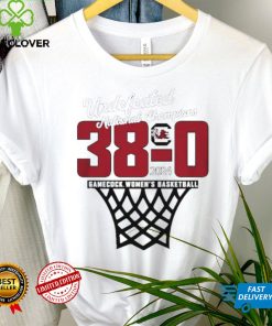 South Carolina Gamecocks Women’s Basketball 2024 Undefeated National Champions 38 0 shirt