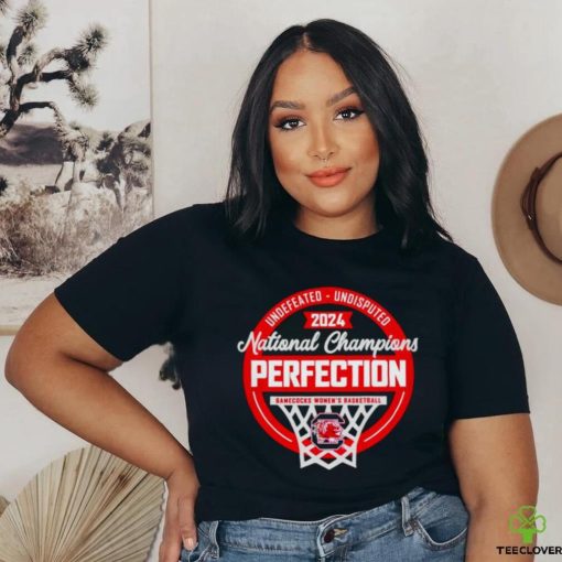 South Carolina Gamecocks Women’s Basketball 2024 Undefeated Undisputed National Champions perfection shirt