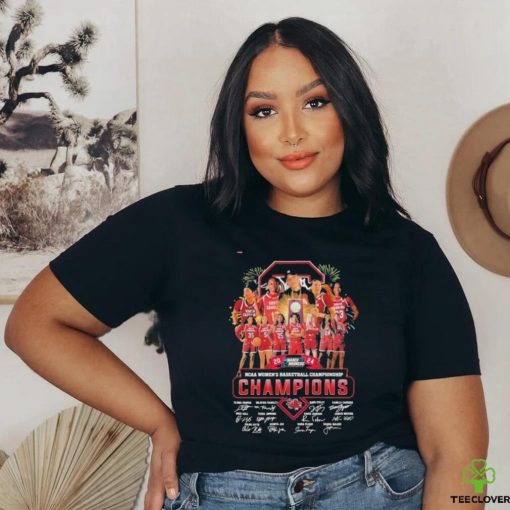 South Carolina Gamecocks Women’s Basketball NCAA Championship Champions 2024 sIGNATURES Shirt