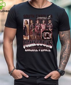 South Carolina Gamecocks Women’s Basketball Starting 5 Red Version Shirts