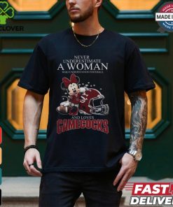 South Carolina Gamecocks x Minnie Mouse Never Underestimate A Woman Who Understands Football And Loves Shirt