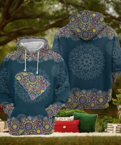 South Carolina Mandala 3D Printed Hoodie