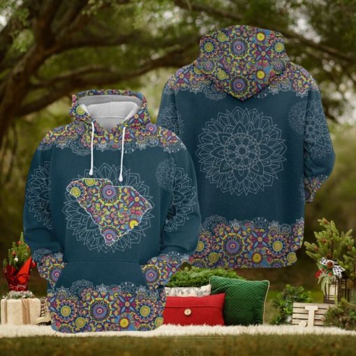 South Carolina Mandala 3D Printed Hoodie