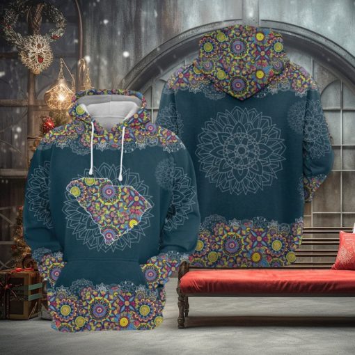 South Carolina Mandala 3D Printed Hoodie