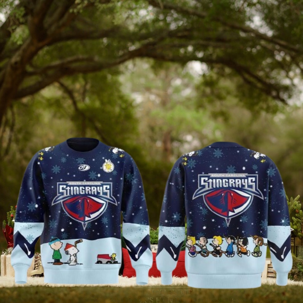 South Carolina Stingrays x Peanuts Holiday Special Edition Sweater South Carolina Stingrays x Peanuts Holiday Special Edition Sweater