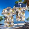 Minnesota Golden Gophers NCAA3 Aloha Tropical Leaf Pattern Hawaiian Shirt