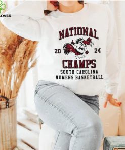 South Carolina gamecocks Women’s Basketball National Champs 2024 mascot shirt
