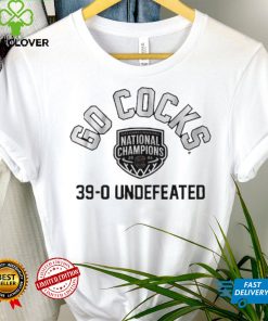 South Carolina women’s basketball go Cocks 39 0 undefeated 2024 national champions shirt