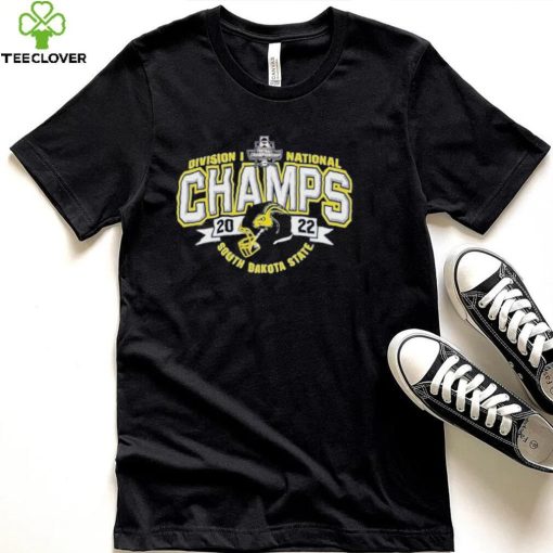 South Dakota State Jackrabbits 2023 FCS National Champions Flat Four T Shirt