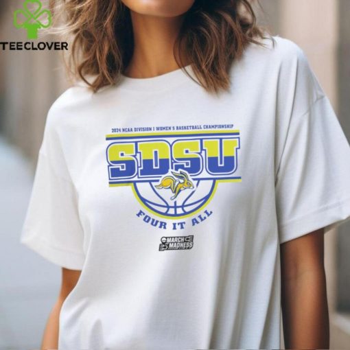 South Dakota State Jackrabbits Women’s Basketball Four It All 2024 Ncaa March Madness Shirt