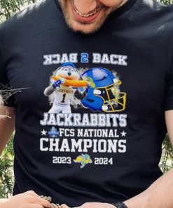 South Dakota State Jackrabbits back 2 back Jack the Jackrabbit FCS National Champions 2023 2024 shirt