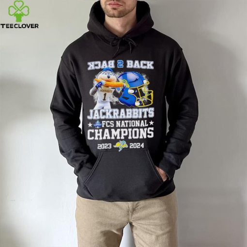 South Dakota State Jackrabbits back 2 back Jack the Jackrabbit FCS National Champions 2023 2024 shirt