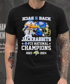 South Dakota State Jackrabbits back 2 back Jack the Jackrabbit FCS National Champions 2023 2024 shirt