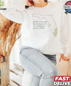 South Florida According To Tallahassee Circa 1956 Shirt