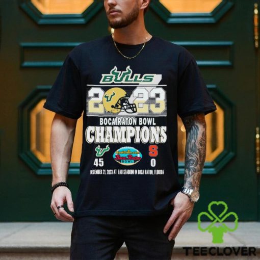 South Florida Bulls 2023 Boca Raton Bowl Champions 45 0 Shirt