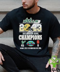 South Florida Bulls 2023 Boca Raton Bowl Champions 45 0 Shirt