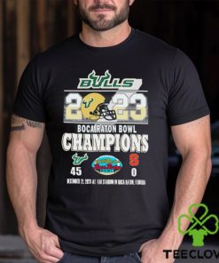 South Florida Bulls 2023 Boca Raton Bowl Champions 45 0 Shirt