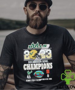 South Florida Bulls 2023 Boca Raton Bowl Champions 45 0 Shirt