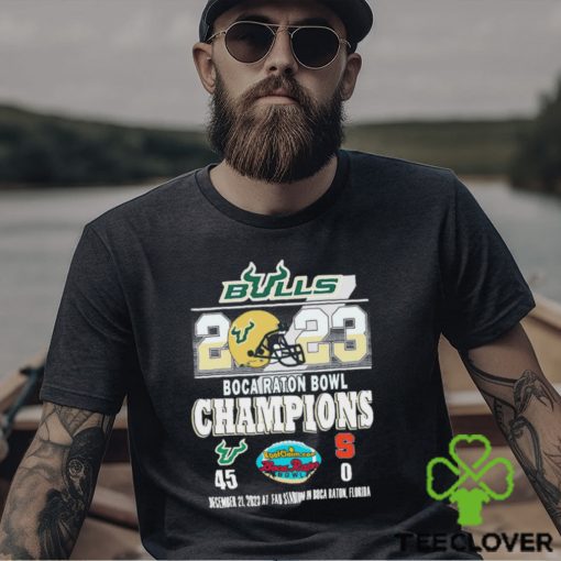 South Florida Bulls 2023 Boca Raton Bowl Champions 45 0 Shirt