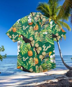 South Florida Bulls Floral Hawaiian Shirt