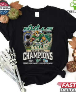 South Florida Bulls Football 2024 Hawaii Bowl Champions T Shirt