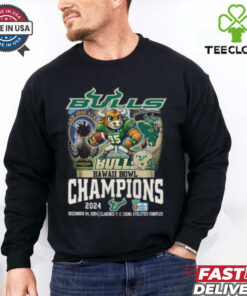 South Florida Bulls Football 2024 Hawaii Bowl Champions T Shirt