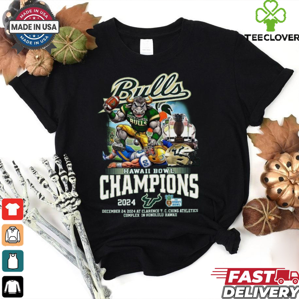 South Florida Bulls Hawaii Bowl Champions 2024 T Shirt South Florida Bulls Hawaii Bowl Champions 2024 T Shirt