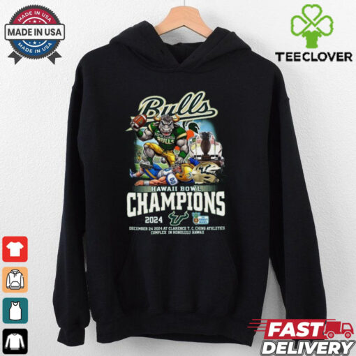 South Florida Bulls Hawaii Bowl Champions 2024 T Shirt