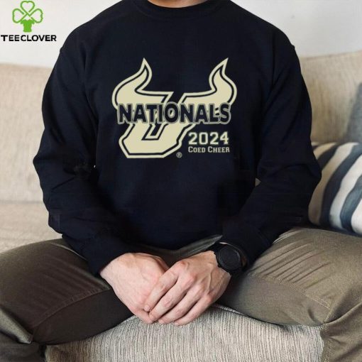 South Florida Bulls Nationals 2024 Coed Cheer hoodie, sweater, longsleeve, shirt v-neck, t-shirt