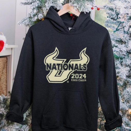 South Florida Bulls Nationals 2024 Coed Cheer hoodie, sweater, longsleeve, shirt v-neck, t-shirt