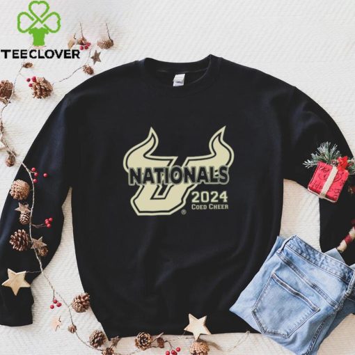 South Florida Bulls Nationals 2024 Coed Cheer hoodie, sweater, longsleeve, shirt v-neck, t-shirt