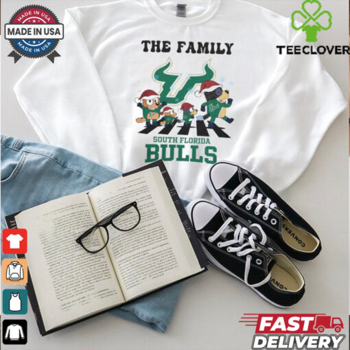 South Florida Bulls X Family Bluey Merry Christmas 2024 Shirt