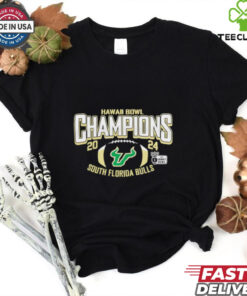 South Florida Football Hawaii Bowl Game Champions 2024 logo shirt